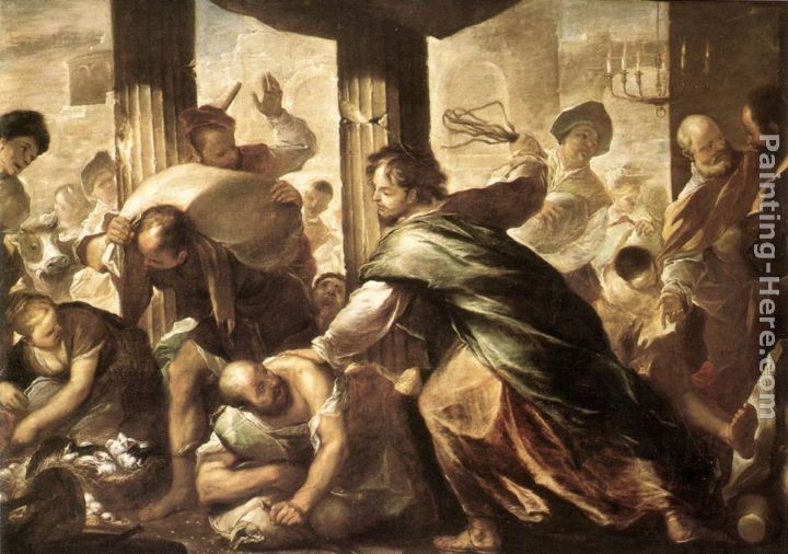 Luca Giordano Christ Cleansing the Temple